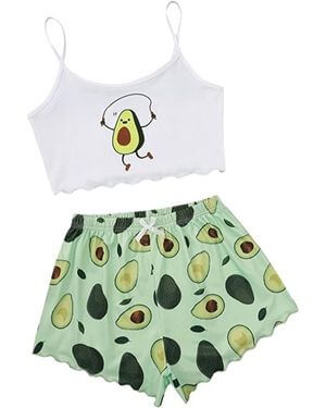 Conjunto de pijama para mujer Cami, tirantes de espaguetis, conjuntos cortos de pijama, de verano, pijamas