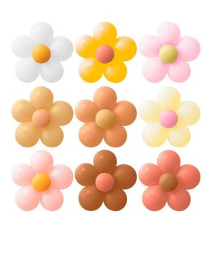 Globos de Margaritas Globos de Látex Flores Globo Cumpleaños Guirnalda Globos Decoración